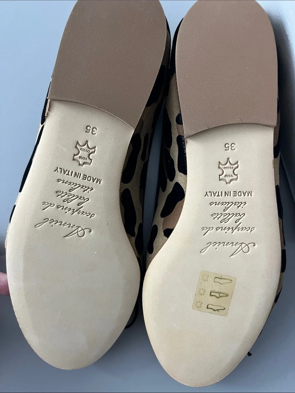 New Anniel Leopard Classic Ballerina Flats Size 35